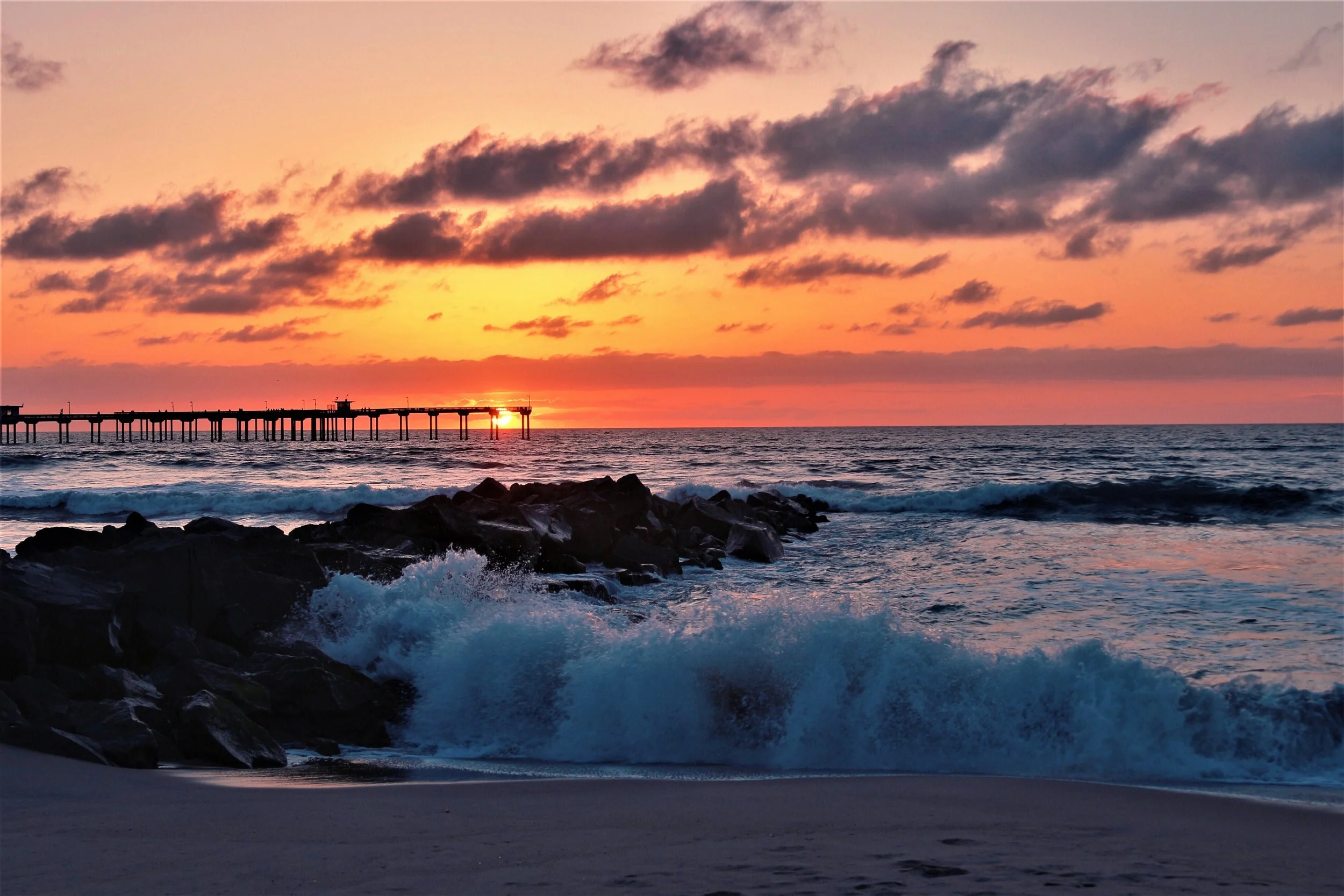 54. Sunset at Ocean Beach, San Diego