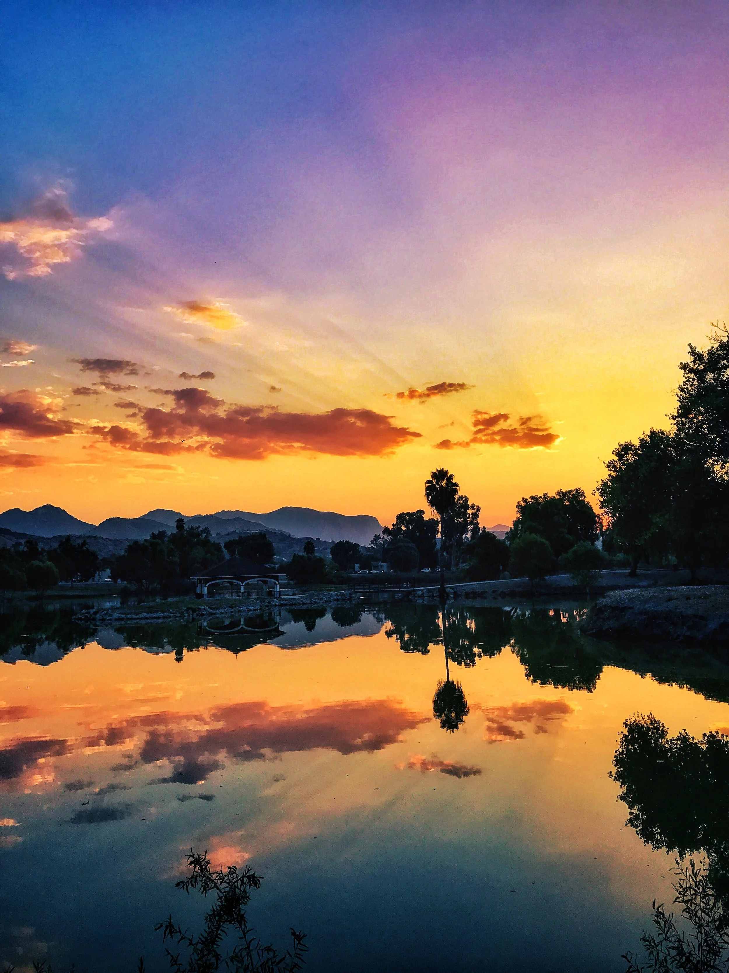 83. Sunrise at Lindo Lake, Lakeside, California