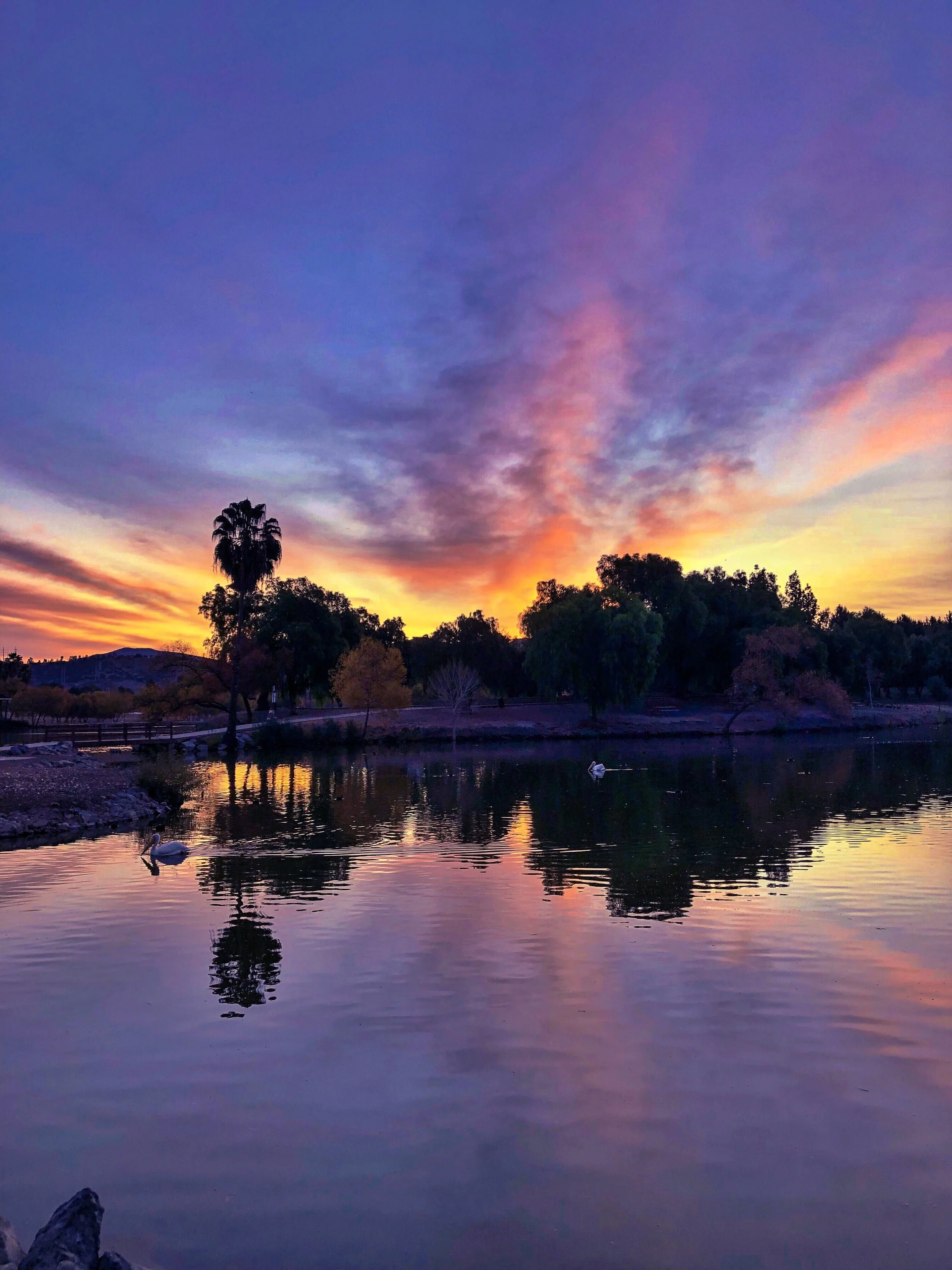 84. Sunrise at Lindo Lake, Lakeside, California