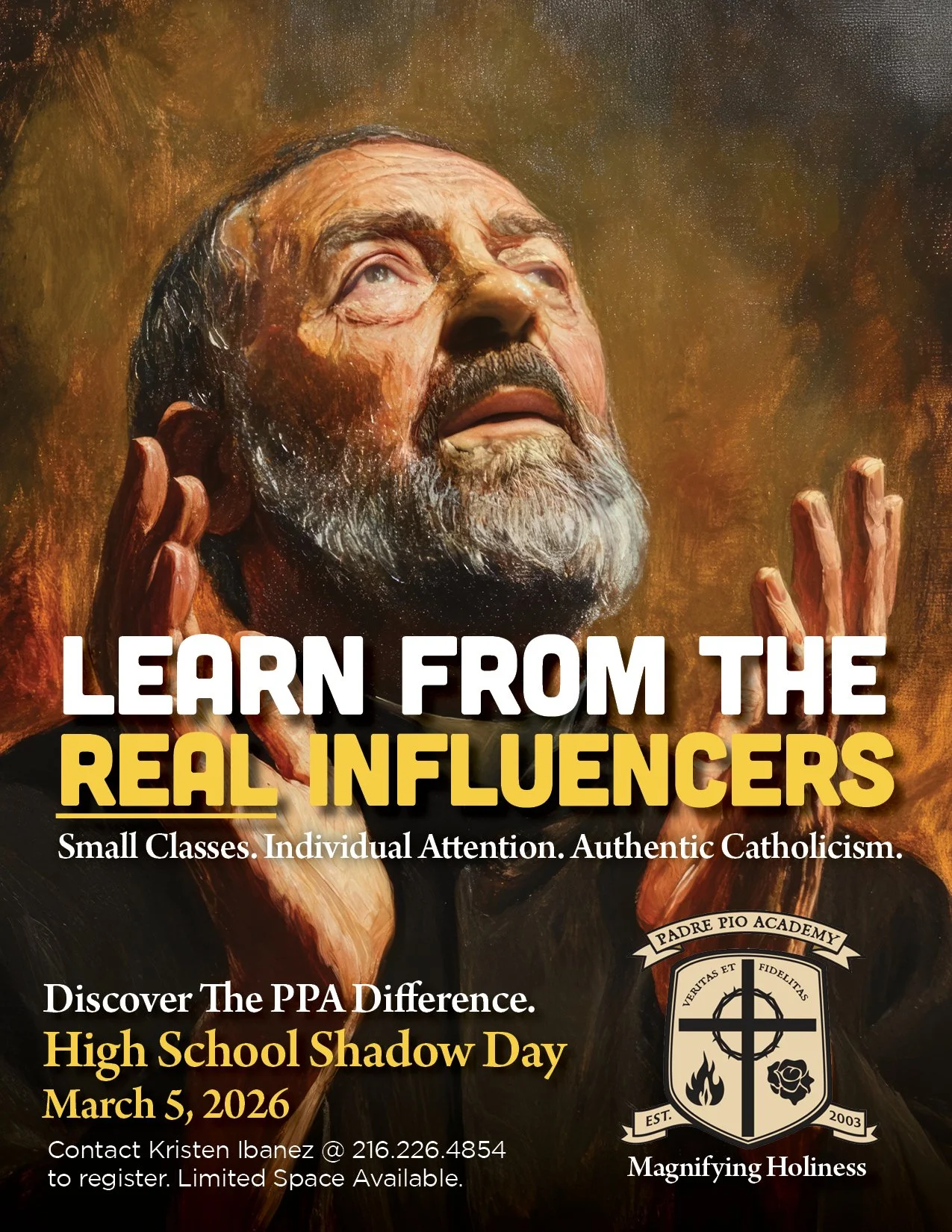 High School Shadow Day - March 5