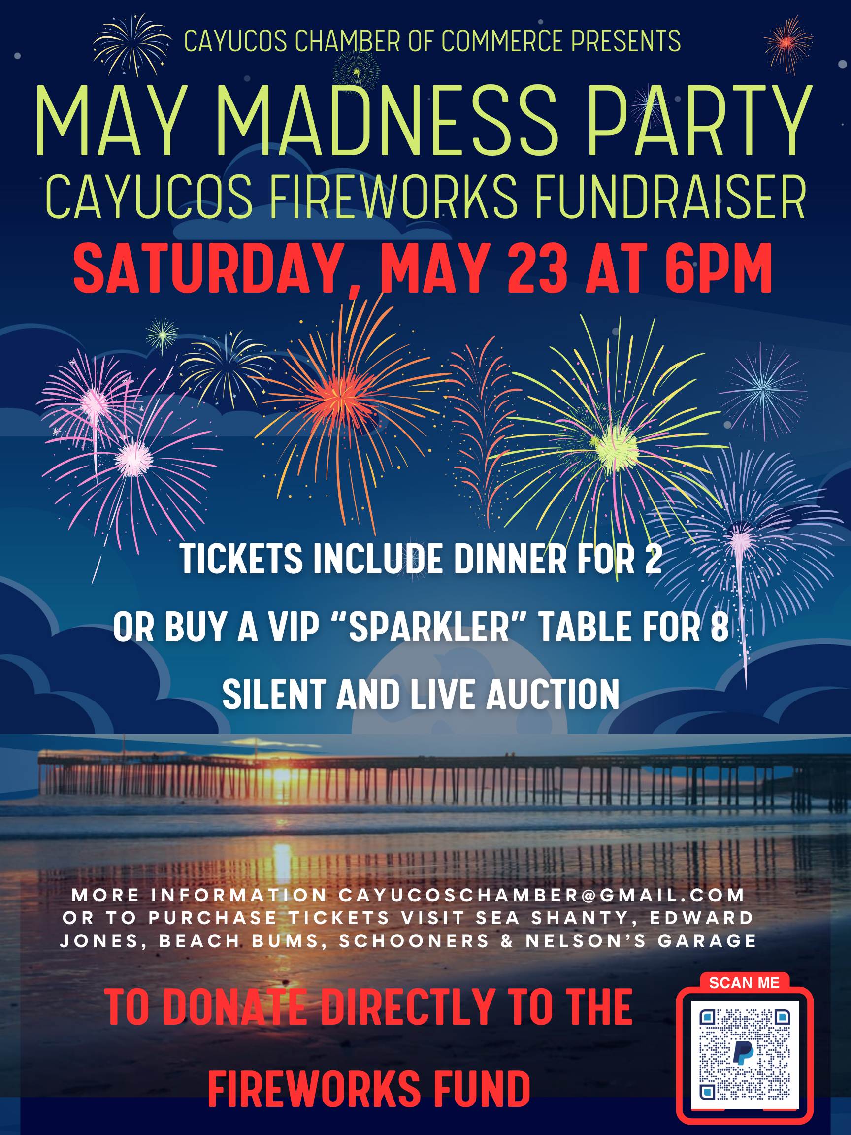 May Madness Fireworks Fundraiser Party Tickets