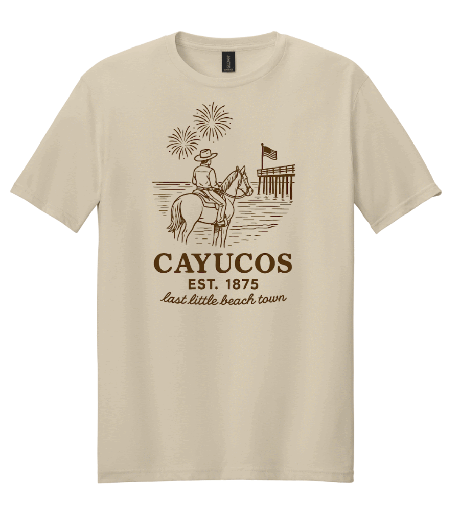 Cayucos 150th Birthday Celebration T-Shirt – Tan