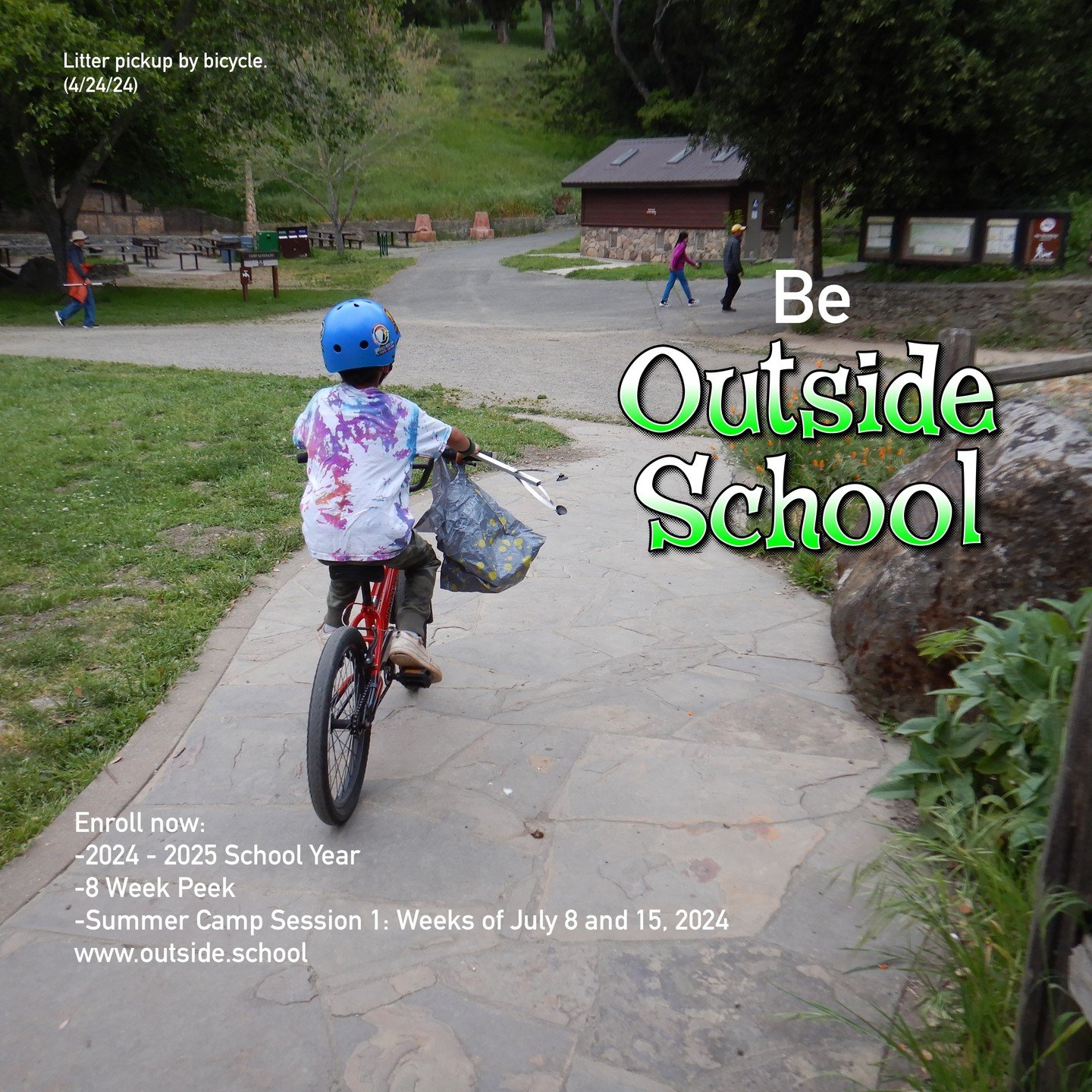 We&rsquo;d love to have you join our ridiculously tiny program and be one of the people in our neighborhood! We&rsquo;re permitted to operate in Wildcat Canyon Regional Park, which has been our home since 2019.

Sign up now for Outside School! 

-202