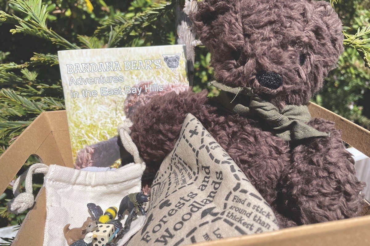 OMG the absolute SWEETEST article came out about Bandana Bear! Check out &quot;Grin and Bear It: Outside School Closes, but Options Remain,&quot; by Janis Hashe for East Bay Magazine! 

Read the article here:
https://www.eastbaymag.com/grin-and-bear-