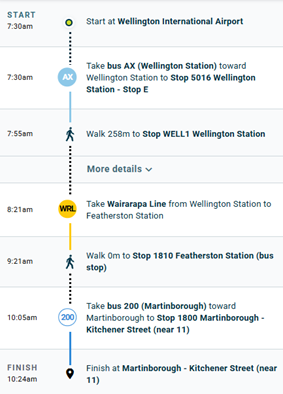 Metlink Journey Planner 05. Journey Details.png