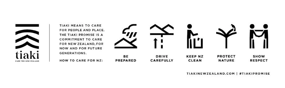 Tiaki Promise Banner - Care for New Zealand