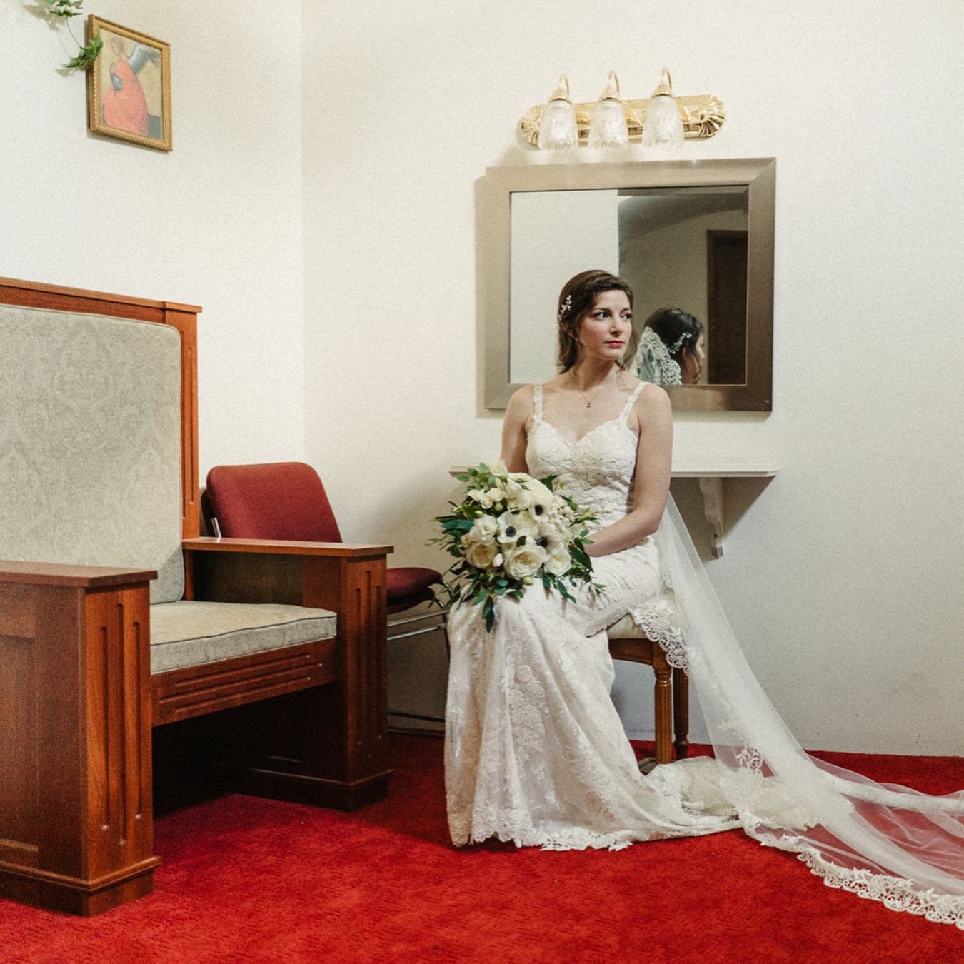 Some portraits of the bride before the big ceremony! From Alex and Ray&rsquo;s wedding last year when I 2nd shot with @makeetz !!
