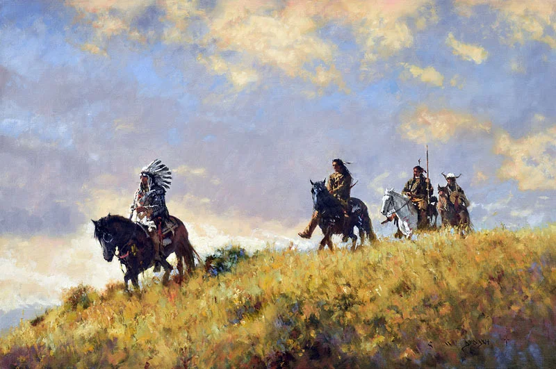*****SOLD***** "AGAINST A MYSTIC SKY" - oil on linen - 20"h x 30"w 