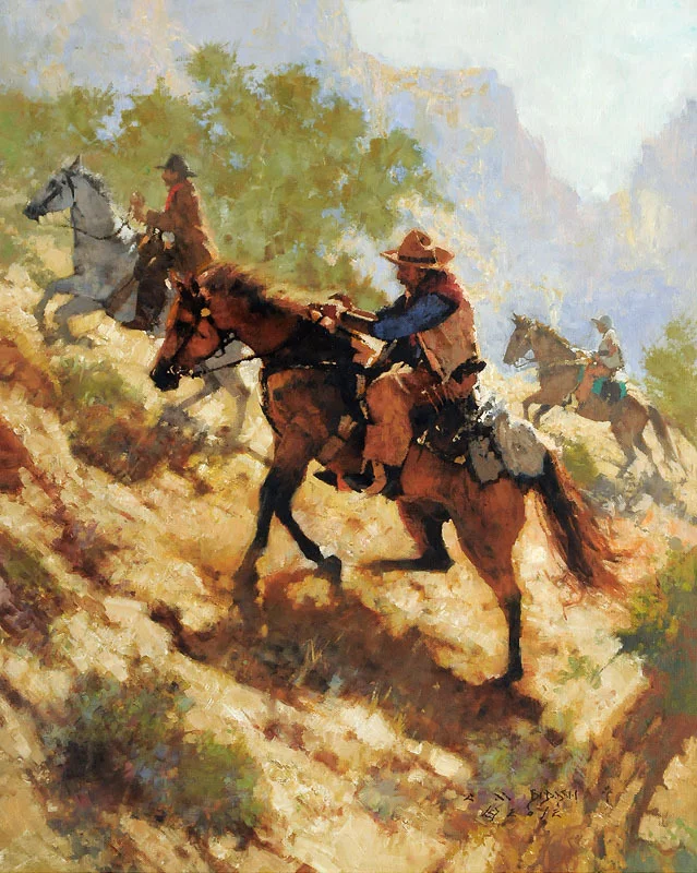 "UP AND OVER" - oil on linen - 20" x 16" - SOLD