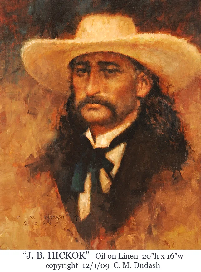 "J. B. HICKOK" - oil on linen - 20"h x 16"w - SOLD