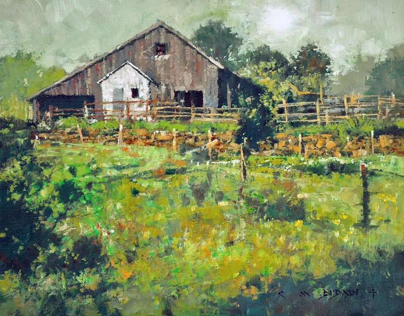 ****SOLD**** "SPRING MORNING" - oil on linen - 11"h x 14"w