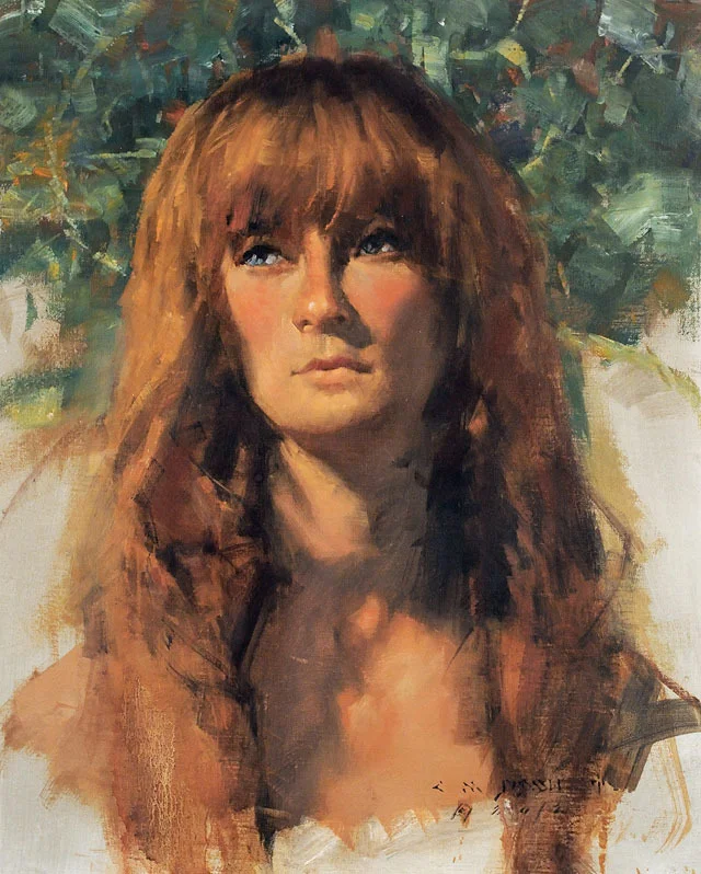 "PORTRAIT STUDY" - oil on linen - 20"h x 16"w Done at Terry Lee's Monday night portrait sessions 2012