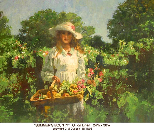 "Summer's Bounty" - oil on linen - 24" x 30" - SOLD