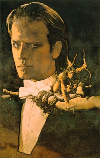 "Greystoke - Tarzan Lord of the Apes" - oil on linen - 39"h x 25"w Warner Bros. - Unpublished 4c Comp Art - 12/19/83 AVAILABLE - Contact C M Dudash for pricing and more information