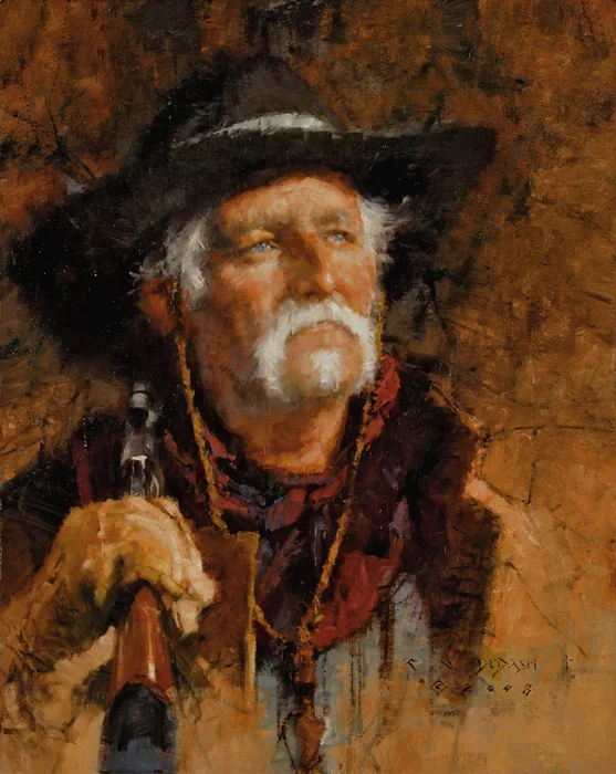 A MAN YOU CAN COUNT ON - oil on linen - 20"h x 16"w - SOLD In Michael's Feb 12, 2009 Show at The Legacy Gallery, Scottsdale, AZ