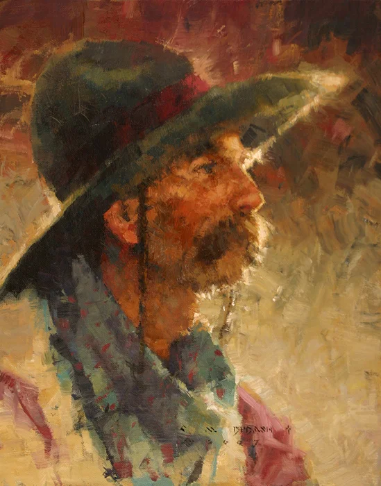"Whiskers" - oil on linen - 11" x 14" - SOLD