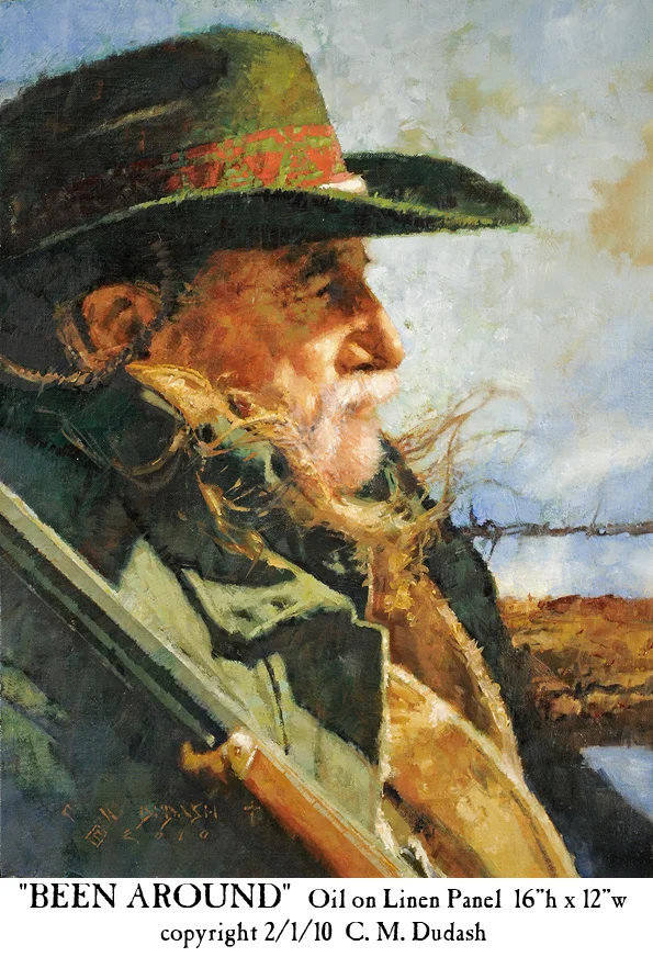 "BEEN AROUND" - oil on linen - 16"h x 12"w - SOLD 