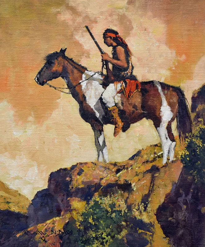 “WATCHMAN” Oil on Linen 16” x 12” *****SOLD *****
