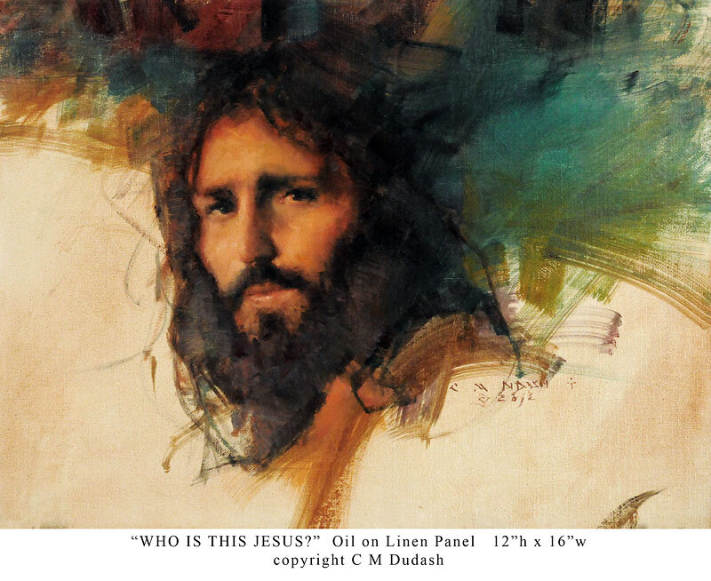 Cover Art for “Who Is This Jesus?” by Max Lucado Oil on Linen 12” x 16” 2013