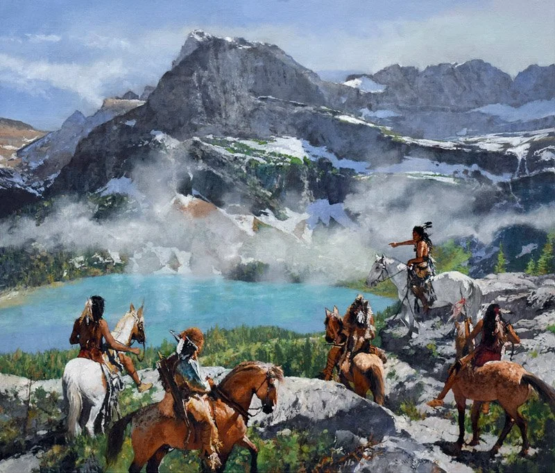  “Glacier - The Backbone Of The World”  Oil on Linen  36” x 42” Available at  Cowboy Artists of America Annual Show &amp; Exhibition  Nov 7-8, Fort Worth, TX 