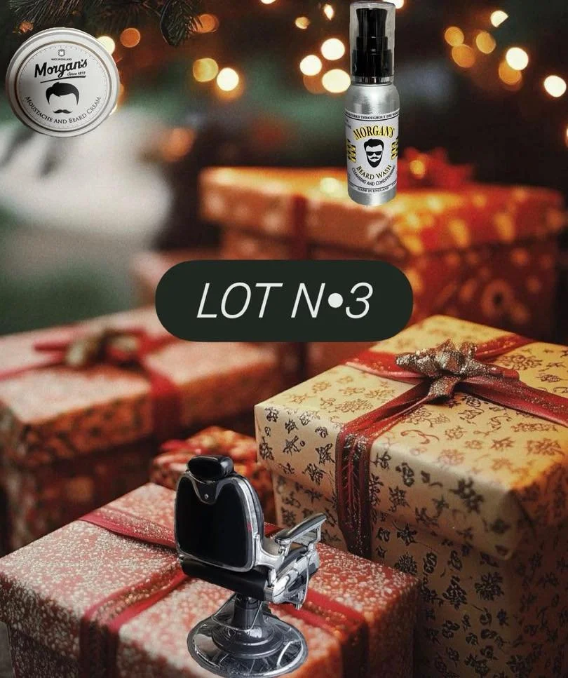 🎁🎅🏼CALENDRIER DE L'AVENT - LOT n&deg;3 ! 🎄🎅🏼  On continue avec un cadeau indispensable pour sublimer votre Barbe et de quoi l&rsquo;entretenir &agrave; la maison , un lot sp&eacute;cial  digne du P&egrave;re No&euml;l ! 🧔🏻❤️🎅🏼  - 1 Taille d