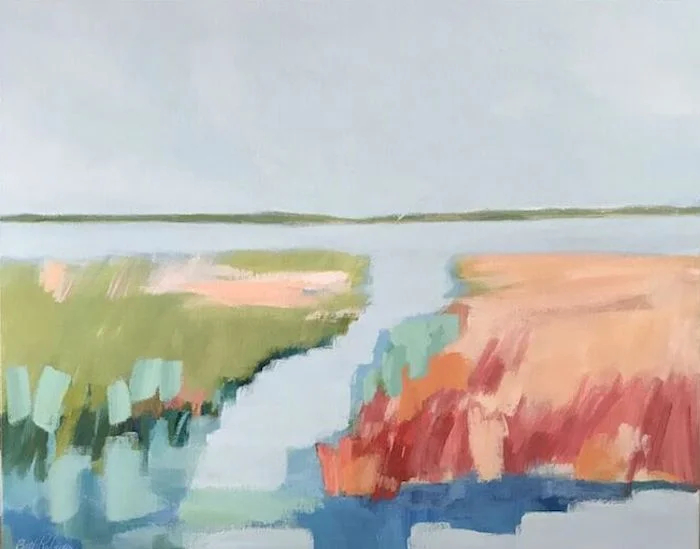 Electric Marsh II | 24" x 30" | By Beth Robison