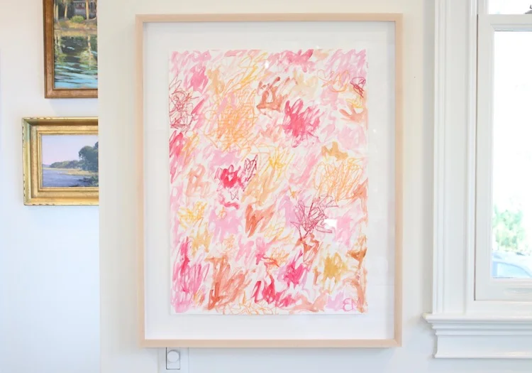 Pink Starburst 30%22 x 24%22 Maple Frame.jpg
