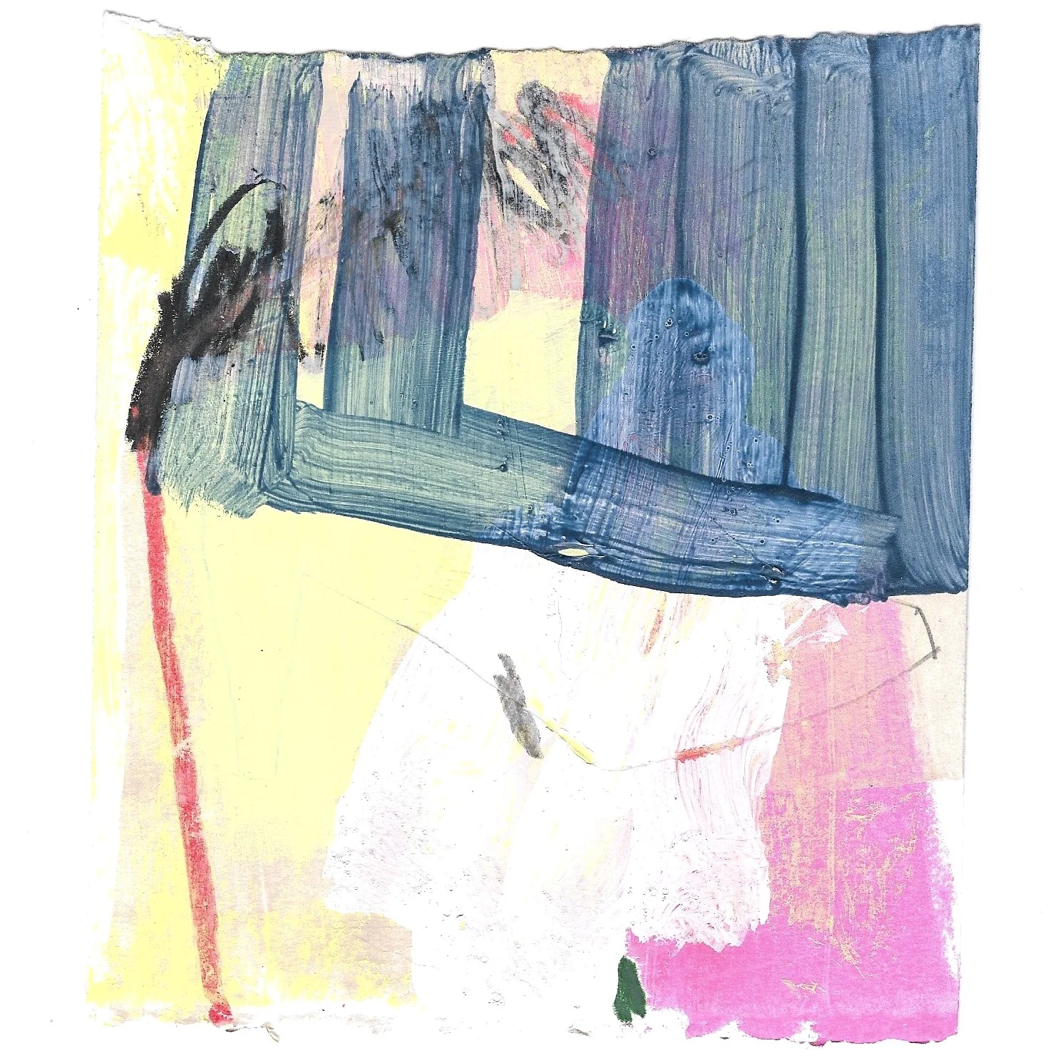 LOS FIVE 7x6%22 mixed medium work on paper. $110 .jpg