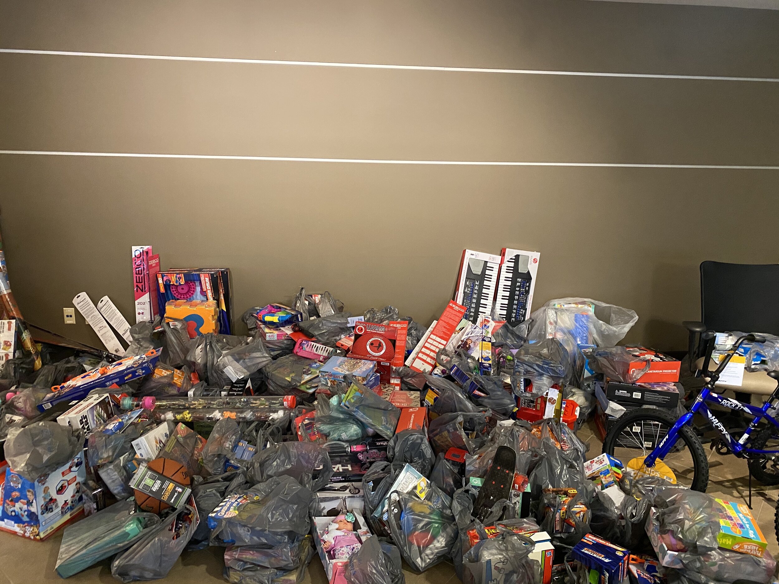  A lot of great toys were donated this year 