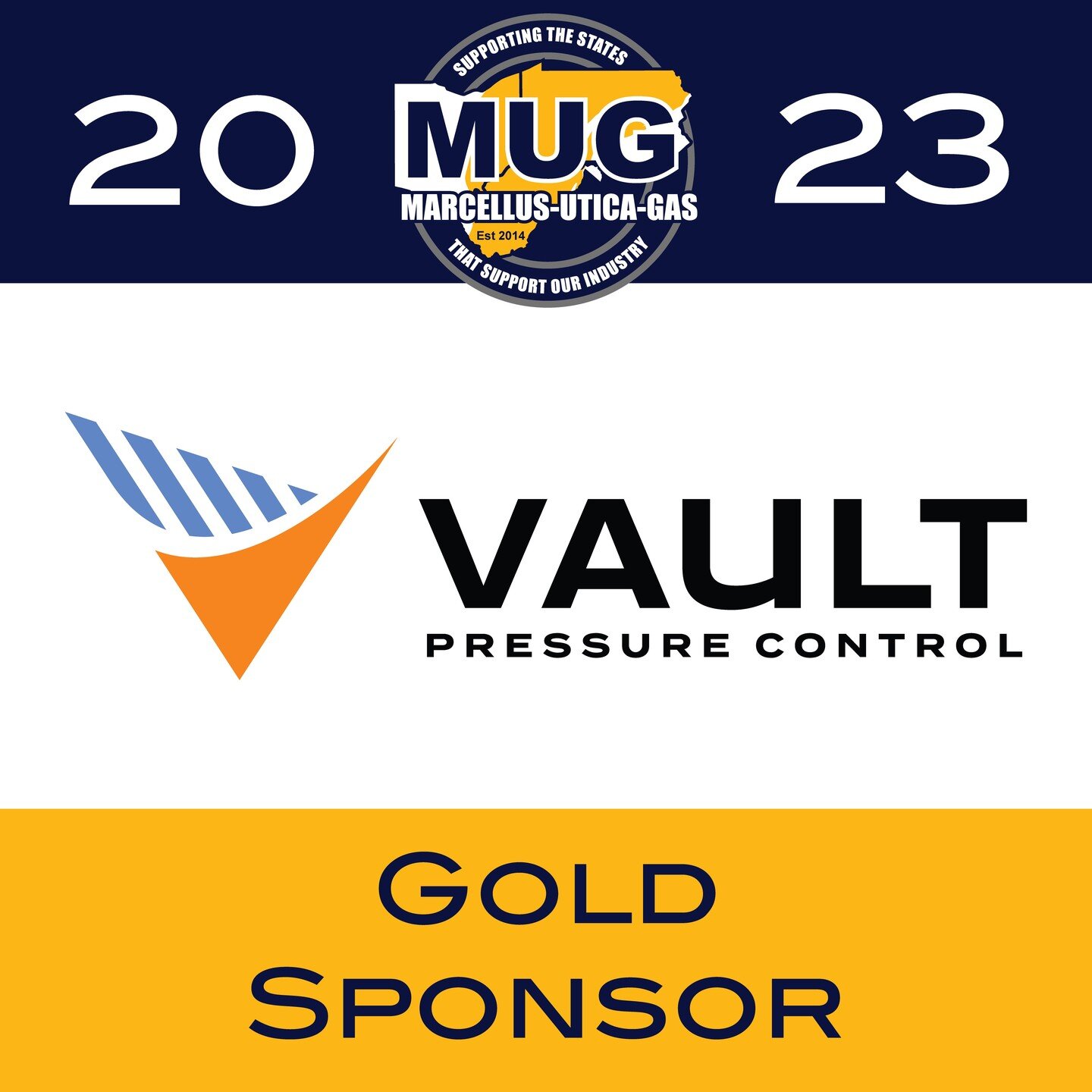 Thank you to our Gold Sponsor, Vault Pressure Control, for your support in 2023!