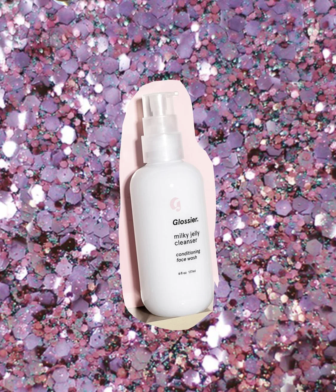 Glossier milky jelly cleanser As someone with sensitive skin, I have been trying years and years and years to find a cleanser that I can use regularly (that I feel is not contributing additionally to my acne-prone skin). I am not lying when I say this Glossier cleanser is the first cleanser I have ever used on a daily basis that I feel truly helps my skin. 