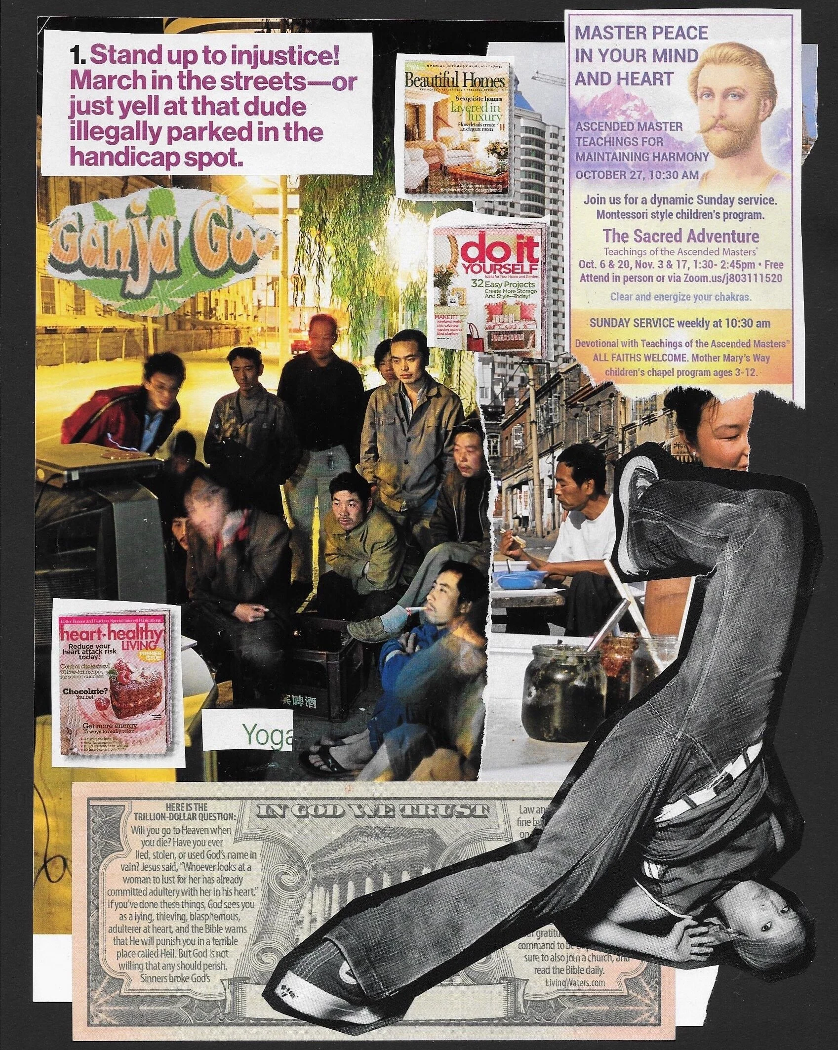 COLLAGES BY BRONSON SOZA: LIFE UNDER CAPITALISM