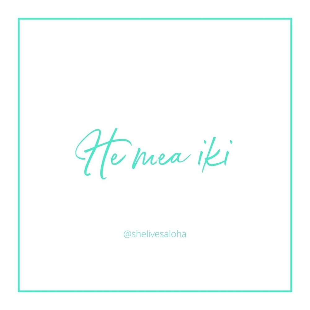 Hawaiian Word of the Week: He mea iki — She Lives Aloha