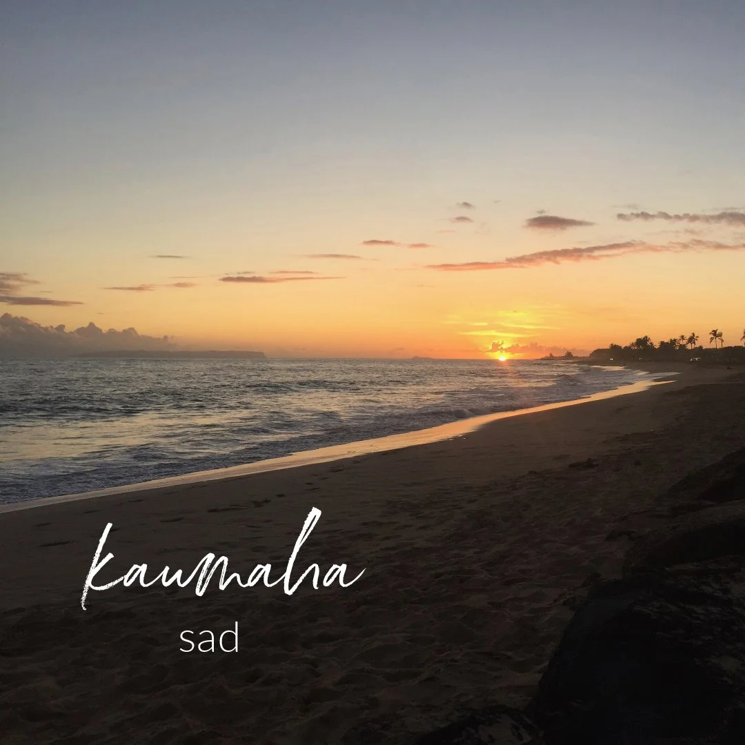 Hawaiian Word of the Week: kaumaha