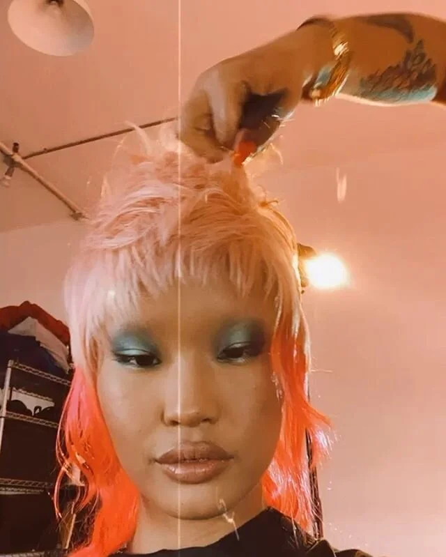 💞💗All Pink All Day!💗💕 @Chinqpink #HairBystefaniAnnaliese #mulletgang