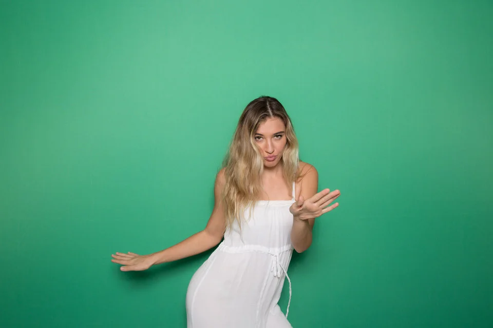 Lime - Tension Fabric