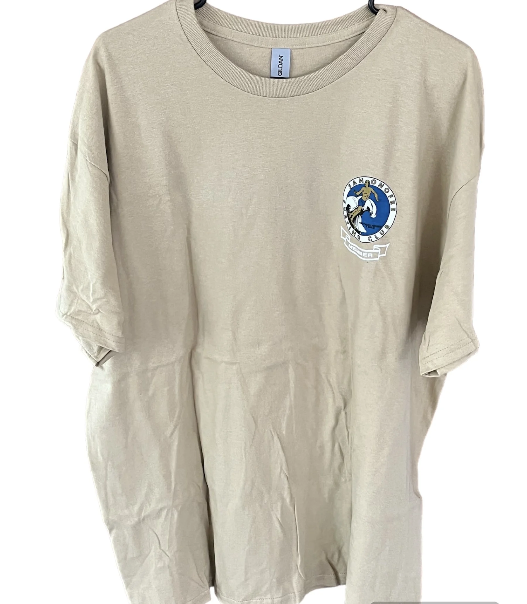 2024 MEMBERSHIP LOGO TAUPE WITH BLUE LOGO TSHIRT — San