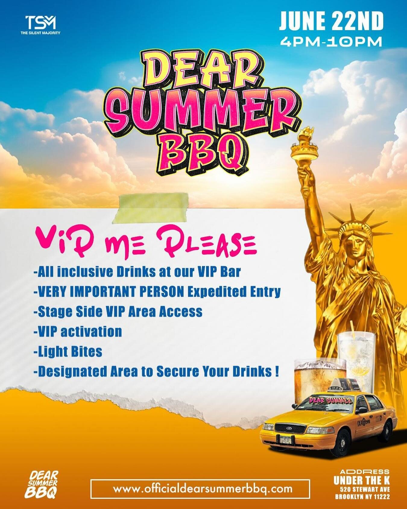 VIP Me Please‼️

Summer Starts When We Say So‼️

See You There ✌🏾

#DearSummerBBQ #SummerVibes #HBCU #bbq