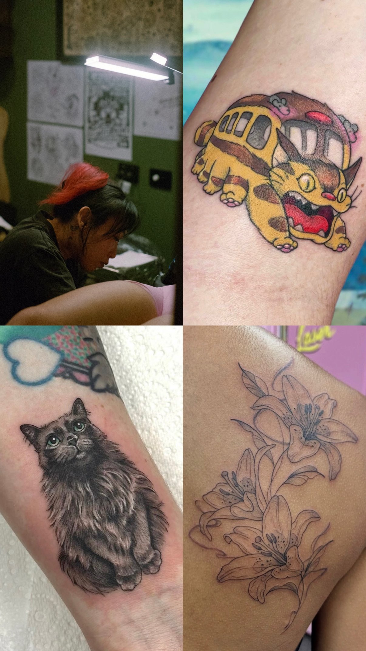 central coast tattoo studio guest artist fine line micro realism black and grey and colour