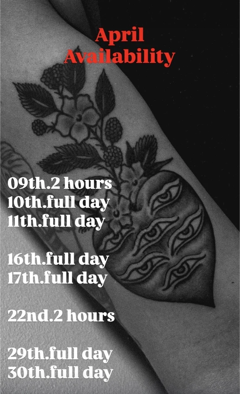 April is almost booked out already! 