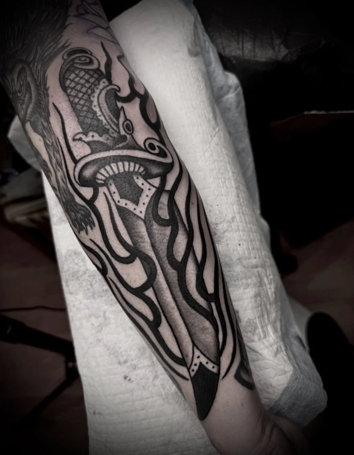 Traditional Dagger Tattoos