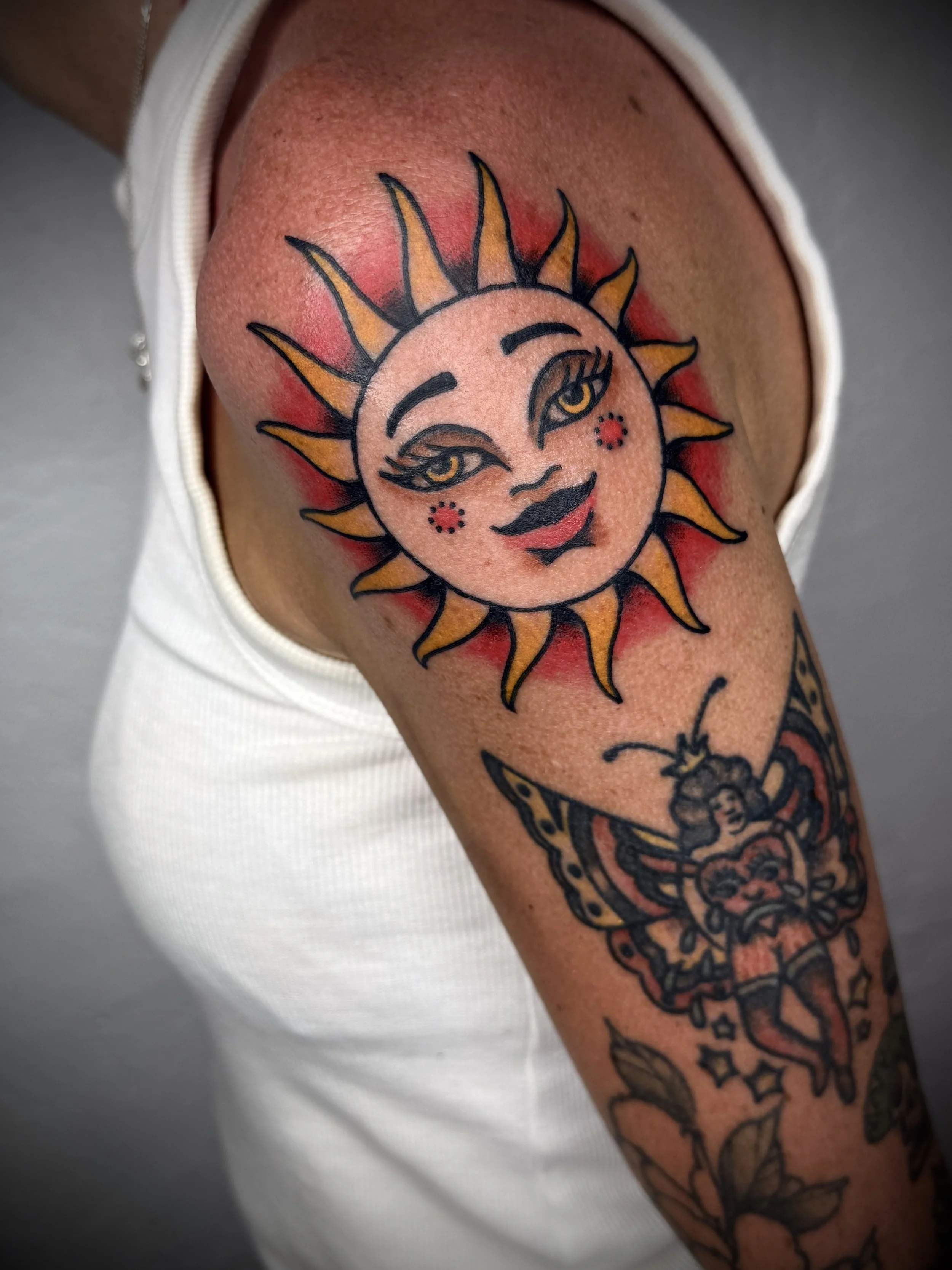Let’s talk about Traditional Sun Tattoos! 