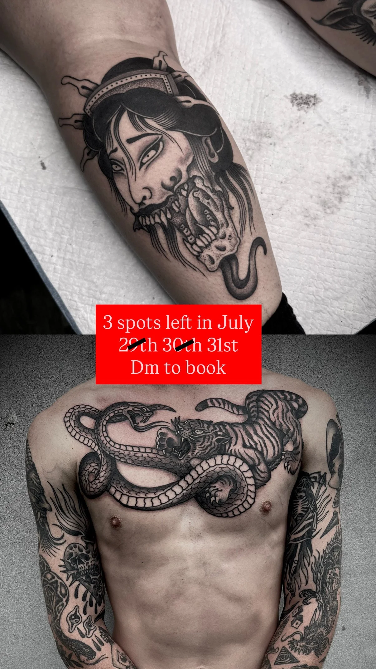 Only one spot left in July! 