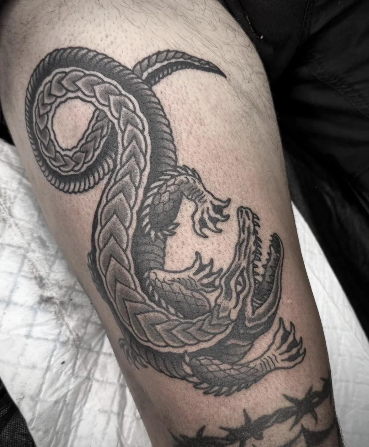 traditional crocodile tattoo