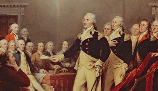 General George Washington Resigning His Commission
