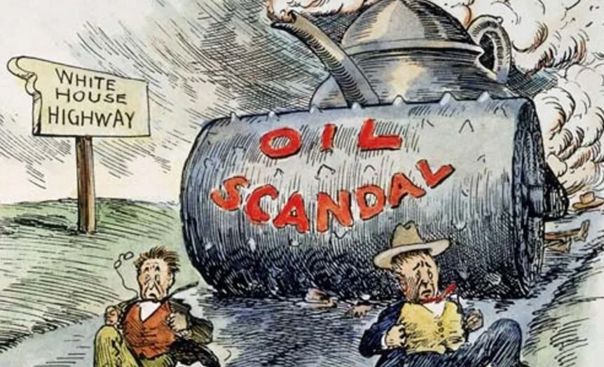 Teapot Dome Scandal Cartoon