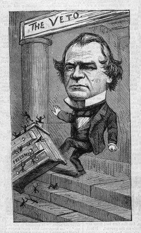 Andrew Johnson in Cartoons