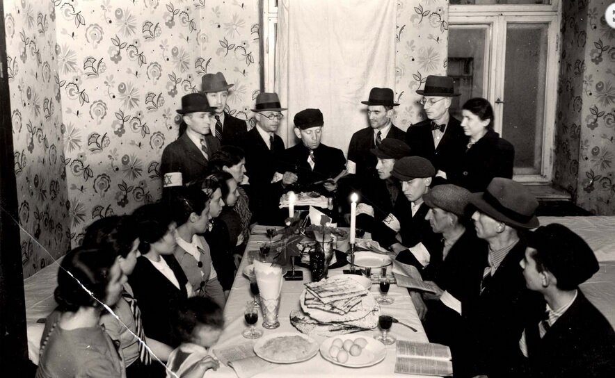 Seder in the Warsaw Ghetto