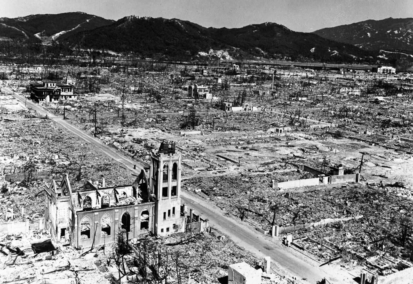 Hiroshima after bomb