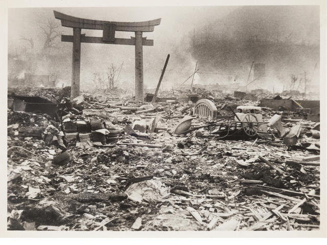Nagasaki after bomb